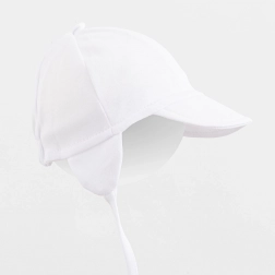 casquette en coton pour enfant New Baby casually dressed blanche 80/86