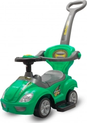 Draisienne 3-en-1 avec tige de guidage BABY MIX Mega Car – verte