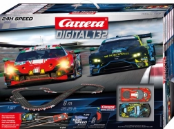piste Carrera Digital 132 24H Speed 8 m avec BMW M4 GT3 et Aston Martin Vantage GT3