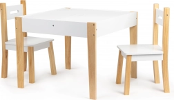 Ensemble table et deux chaises pour enfants ECOTOYS