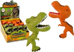 Figurine de dinosaure avec mâchoire et queue mobiles