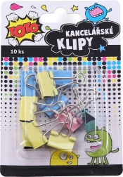 Pinces à papier 19 mm, lot de 10 pièces