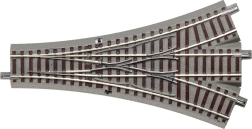 Aiguillage triple Roco Geoline avec ballast