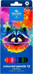 Crayons hexagonaux KOH-I-NOOR 12 pcs Raton laveur