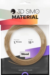 filament wood pro pour stylos et impression 3D, marron 1,75 mm, 15 m