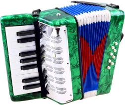 Accordéon musical pour enfants Harmonia – Vert