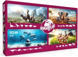Mega set de 60 pièces Faunica Animal Planet Dino/Safari/Océan/Ferme