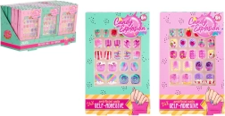 Create It! Candy faux ongles colorés autocollants