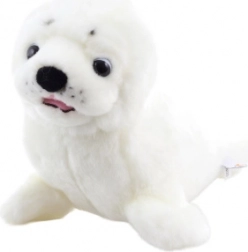 phoque en peluche blanc 20 cm éco-responsable