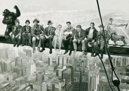 SCHMIDT Puzzle Déjeuner, parodie d'une célèbre photographie, 1000 pièces