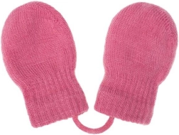 Moufles d’hiver pour bébé New Baby roses 0–3 mois