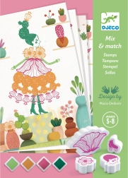 Set de tampons Fille fleurie DJECO