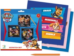 Images à gratter Pat’ Patrouille héros 21 × 21 cm