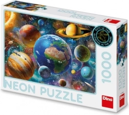 Puzzle Planètes Néon 1000 pièces Dino