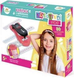 Strass scintillants avec applicateur pour cheveux et décorations