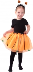 Costume d’Halloween pour enfants – jupe tutu avec serre-tête