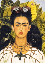 Puzzle Portrait de Frida Kahlo au collier d’épines 1000 pièces