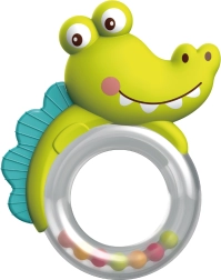 Hochet et anneau de dentition crocodile