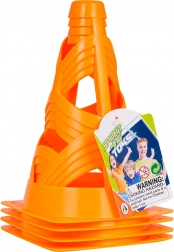 Cônes d’entraînement orange – lot de 4