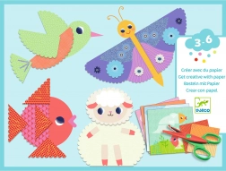 Djeco ensemble créatif Découpage d'animaux