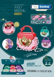 Set de jeu sac à main avec accessoires pour petites coquettes