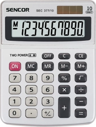 Calculatrice de bureau SEC avec écran LCD 10 chiffres