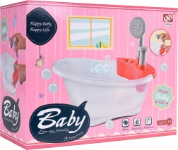 Baignoire pour poupées avec douche fonctionnelle