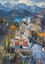 Educa puzzle Château de Neuschwanstein vu du ciel 1000 pièces