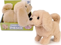 Chien en peluche marcheur 15 cm