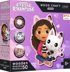Puzzle en bois junior Gabby 50 pièces