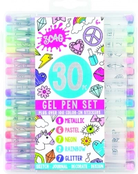 Stylos gel MAKE IT REAL - Ensemble de 30 couleurs