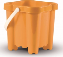 Androni seau château à 4 tours, orange 16 cm