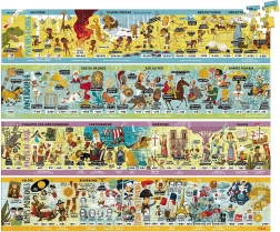 Grand puzzle en bois de l’histoire VILAC