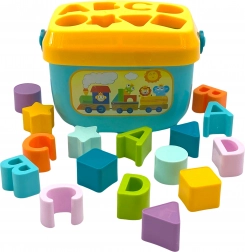 Woopie boîte de tri enfant 2-en-1 avec lettres et chiffres