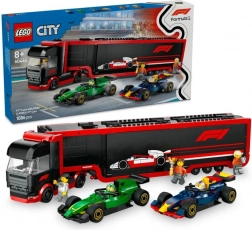 LEGO® City 60445 Camion F1® avec voitures F1® RB20 et AMR24