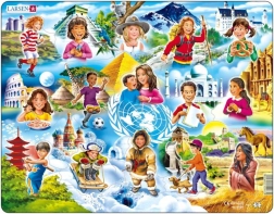 LARSEN puzzle Enfants du monde 15 pièces