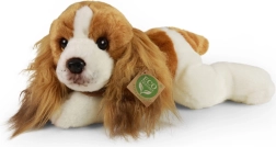 Chien en peluche cocker spaniel allongé 30 cm éco‑responsable