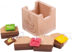 Sachets de thé en bois BIGJIGS TOYS pour cuisine enfant