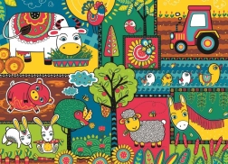 Puzzle Journée à la ferme 60 pièces