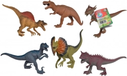 Dinosaure en caoutchouc 17–22 cm, set de 6 espèces
