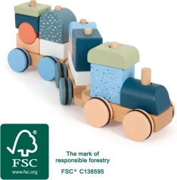Train à empiler en bois Arctic small foot