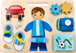 Planche d’activités en bois pour enfants