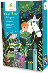 Stick & Fun - petite mosaïque - chevaliers