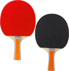 Raquettes de ping-pong en bois – lot de 2 pièces
