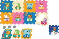 Blocs de construction souples avec animaux et chiffres