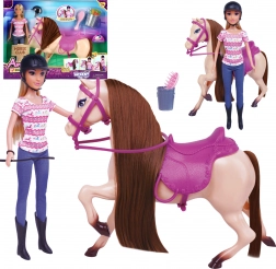 Woopie Royal set poupée ravissante avec cheval et accessoires