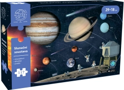 Puzzle en bois interactifs Système solaire A4