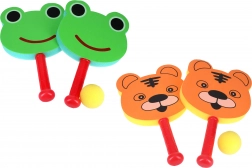 Soft tennis animaux 35 cm – set pour enfants