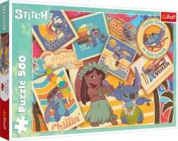 Puzzle Lilo & Stitch : Timbres 500 pièces
