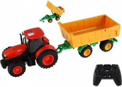 Tracteur ZETOR avec benne amovible à télécommande, 42 cm, 2,4 GHz, lumière et son, batterie rechargeable
